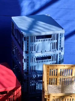 Colour Crate Låg, Electric Blue