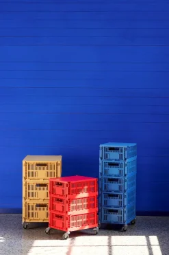 Colour Crate Låg, Electric Blue