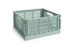 Colour Crate Square Large Kasse, Sage Green