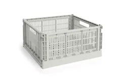 Colour Crate Square Large Kasse, Grey