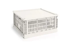 Colour Crate Square Large Plastiklåg, Offwhite