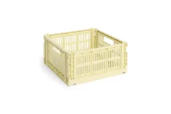 Colour Crate Square Medium Kasse, Light Yellow