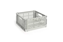 Colour Crate Square Medium Kasse, Grey