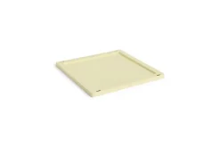 Colour Crate Square Medium Plastiklåg, Light Yellow
