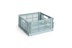 Colour Crate Square Medium Kasse, Dusty Blue