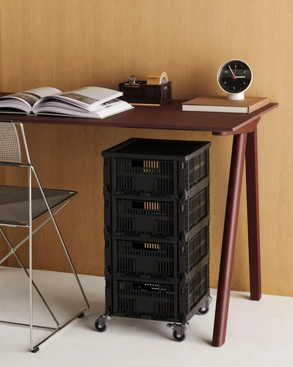 Colour Crate Square Medium Kasse, Bordeaux