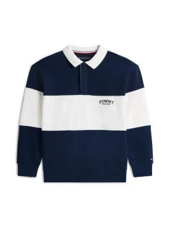 Colourblock Polo, Dark Night Navy, 164 cm