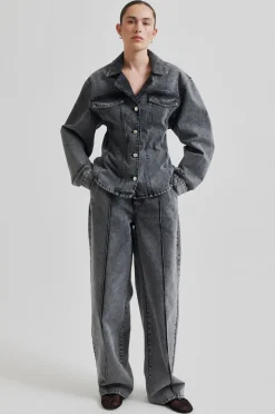 Columdore Denim Bukser, Denim Grey, S