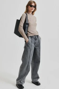 Columdore Denim Bukser, Denim Grey, S