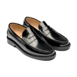 Colwood Loafers, Black Polido, 43
