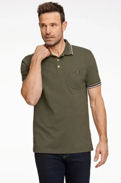 Comfort Fit Polo T-shirt, Dk Army 524, L