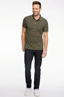 Comfort Fit Polo T-shirt, Dk Army 524, L
