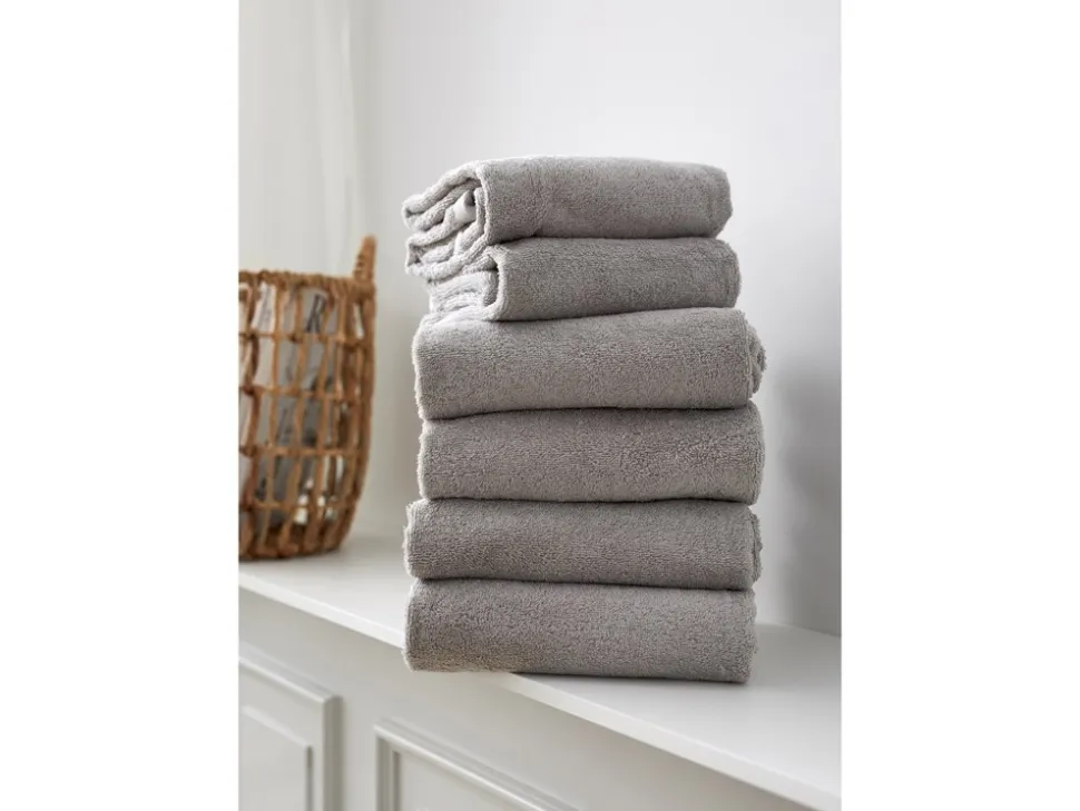 Comfort Organic Håndklæde, Light Grey, 70x140 cm