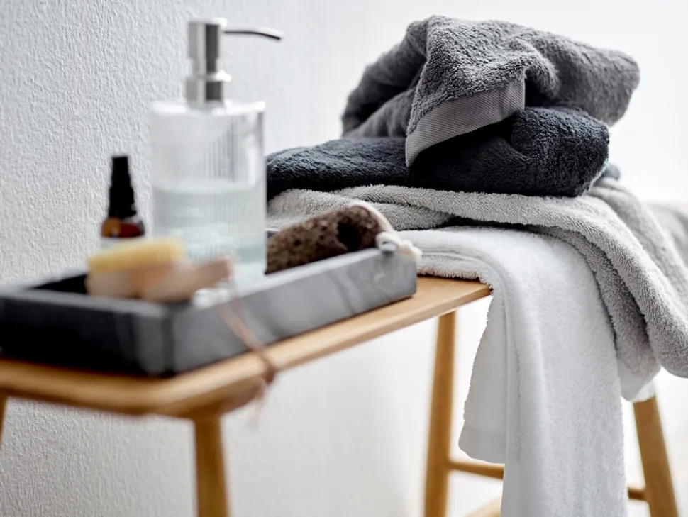 Comfort Organic Håndklæde, Light Grey, 70x140 cm