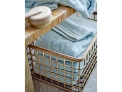 Comfort Organic Håndklæde, Linen Blue, 50x100 cm