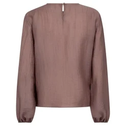 ConnyCC Drape Bluse, Old Rose, M