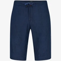 Conrad HV Linen Shorts, Blue Captain, M