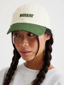 Core Twill Kasket, Offwhite-Army, One size