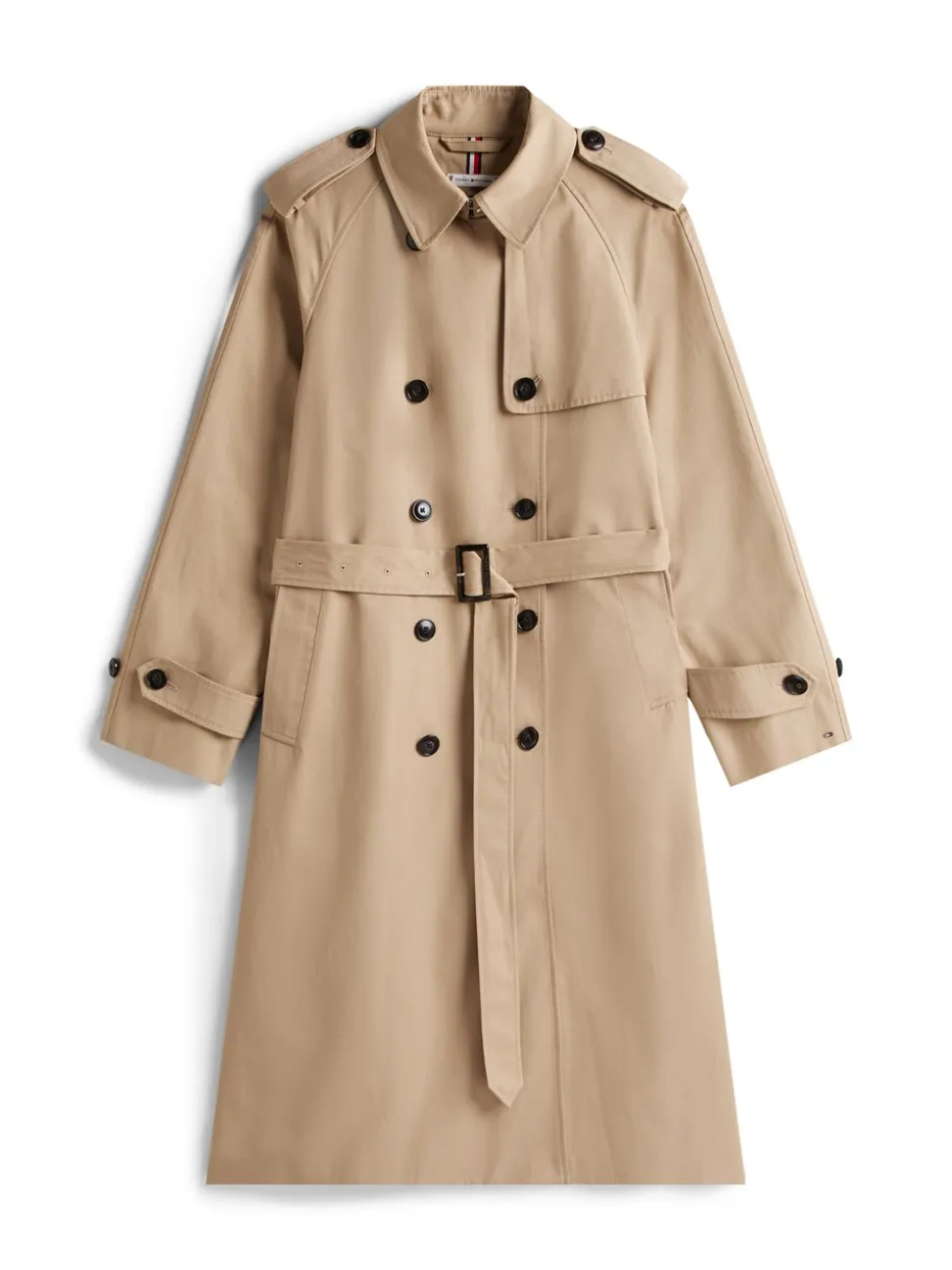 Cotton Reg Trenchcoat, Beige, 36