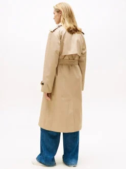 Cotton Reg Trenchcoat, Beige, 36