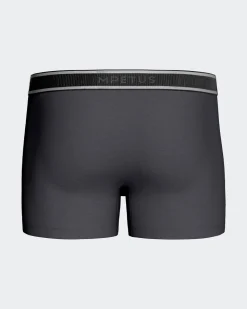 Cotton Stretch 3-pak Boxershorts, Blue/Dark Grey/Black, XL