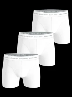 Cotton Stretch 3-pak Boxershorts, Hvid, L
