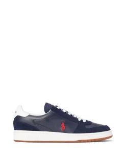 Court Trainer Sneakers, Newport Navy/Red, 43