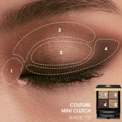 Couture Mini Clutch Øjenskygge Palette, 710 Over Brun