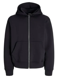 Cover Scuba Zip Hættetrøje, Black, 140 cm