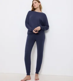 Cozy Comfort Sweater, Blue Dark Combination, 40