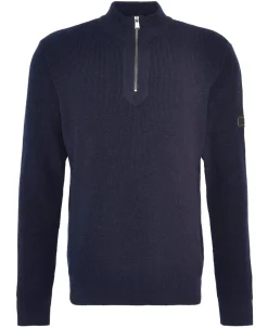 Crawley Funnel Neck Sweater, Navy, M