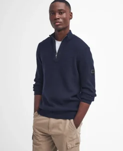 Crawley Funnel Neck Sweater, Navy, M