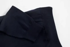 Crew Plain Striktrøje, Navy, 3XL