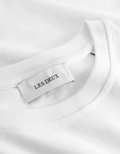 Crew T-shirt, White/Black, L