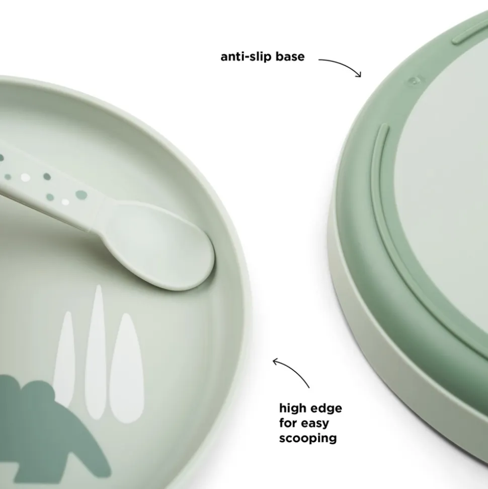 Croco Foodie Tallerken, Grøn