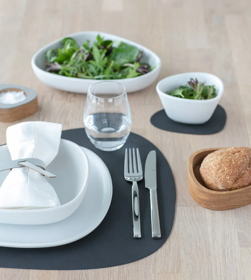 Curve Nupo Dækkeserviet, Antracit, 37x44 cm