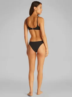 Curved Delta Bikinitrusser, Black, M