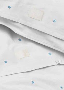 Daisy Babysengetøj, White/Light Blue, 70x100 cm