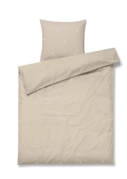 Daisy Juniorsengetøj, Sand/White, 100x140 cm