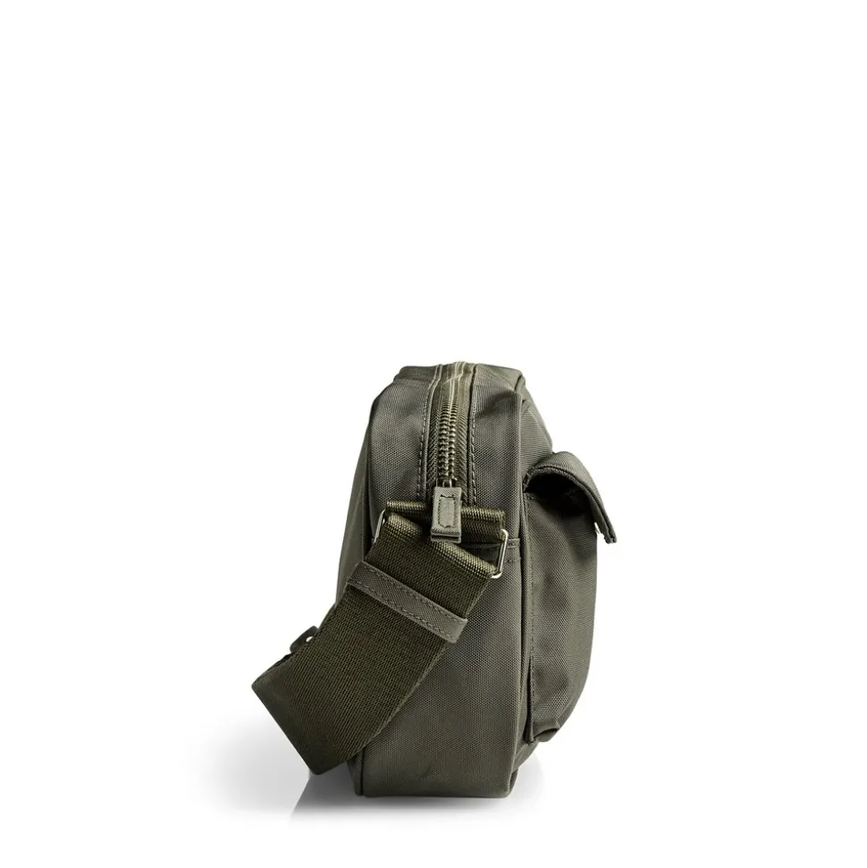 Darla Crossbody, Dark Olive/Gold