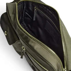 Darla Crossbody, Dark Olive/Gold