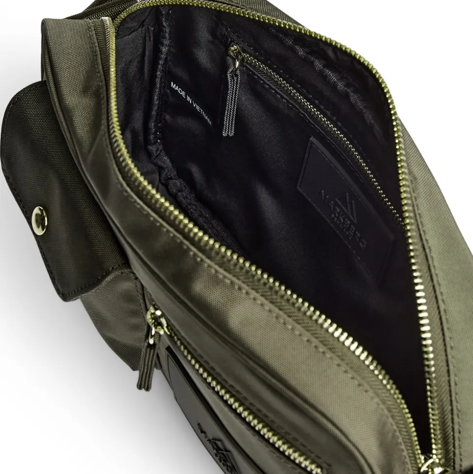 Darla Crossbody, Dark Olive/Gold