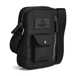 Darla Tall Crossbody, Black/Gold