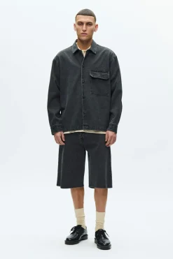 David Overshirt, Washed Black, XL