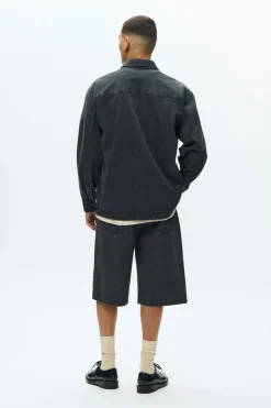 David Overshirt, Washed Black, XL