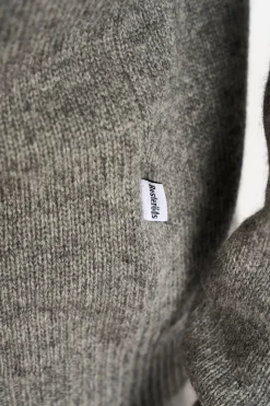 Dean Knit Cardigan, Light Grey Melange, M