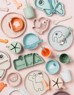 Deer Friends Stick&Stay Spisesæt, Powder