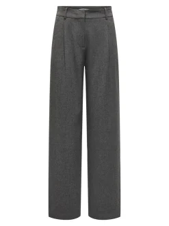 Deluxe Life Bukser, Medium Grey Melange, L/L32