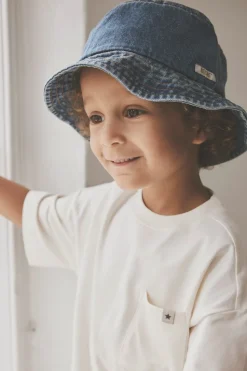 Denim Bøllehat, Navy Blazer, 4-6 år