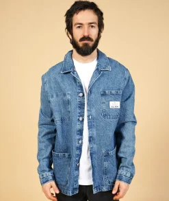 Denim Overshirt, Nineties Blue M